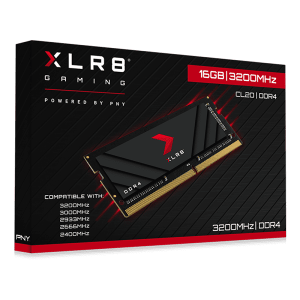 PNY XLR8 DDR4 3200MHz Notebook Memory - 16GB / Instalación Incluida