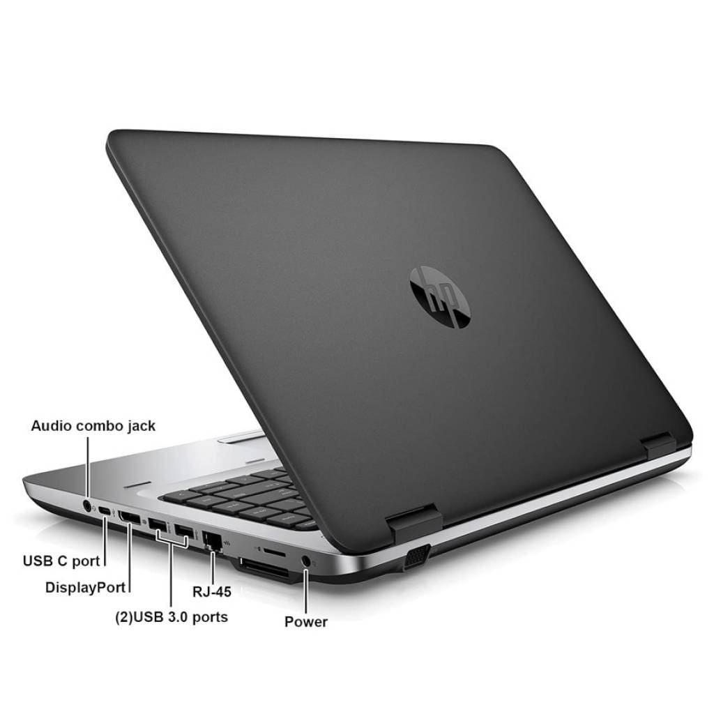 PC Portable HP ProBook 640 G3 D'occasion, Intel Core I5-7200U, 8 Go RAM, SSD 256 Go, Windows 11 Pro, écran 14"